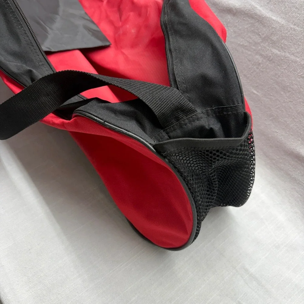 Rawlings Baseball Equipment Bag Large 32 Inch Red Black Bat Gear Duffel Bag